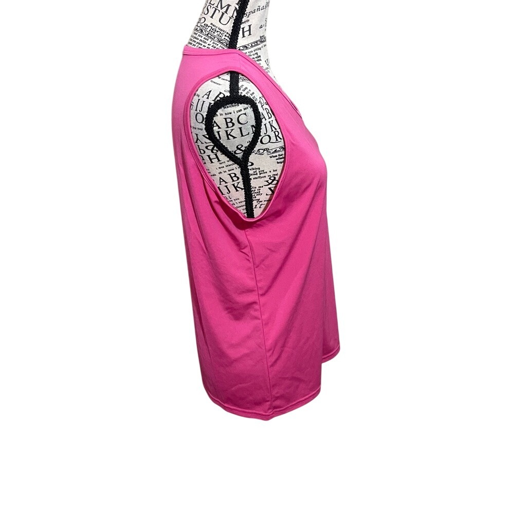 Adidas Women's Vibrant Pink Tank‎ Top - Picture 4 of 8